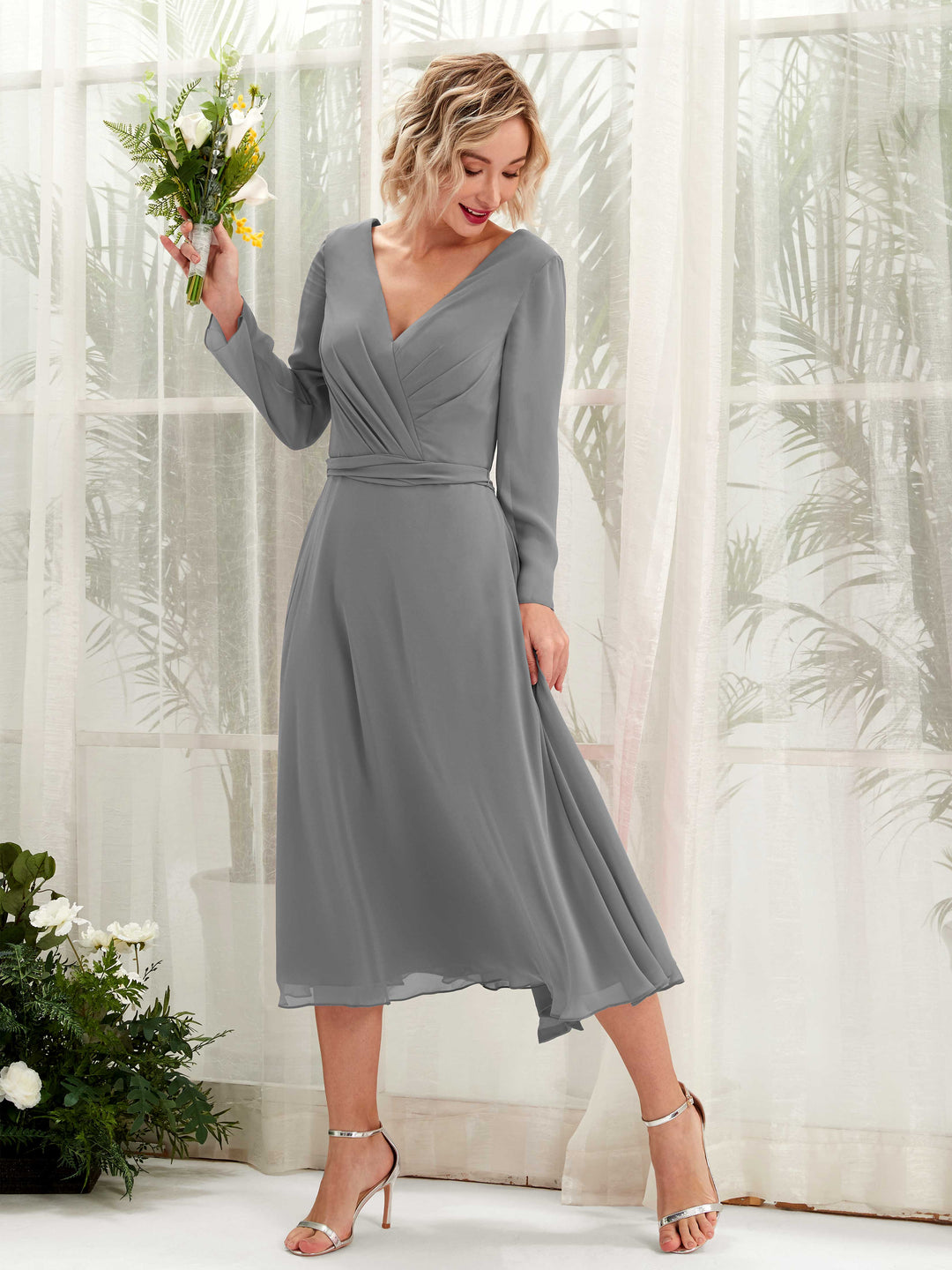 Charcoal bridesmaid dresses under 100 store